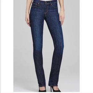 Citizens Elson mid-rise straight leg, dark jeans